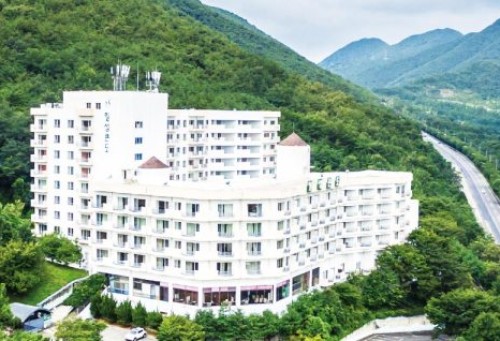 일성 부곡온천리조트 78도 유황온천 휴양지 전경