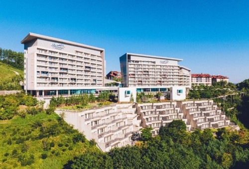 하이원리조트 그랜드호텔 및 마운틴 전경